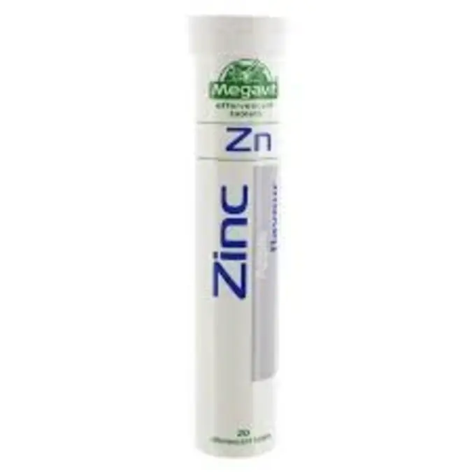 Megavit Zinc Apple Flavour 20 Effervescent Tablets